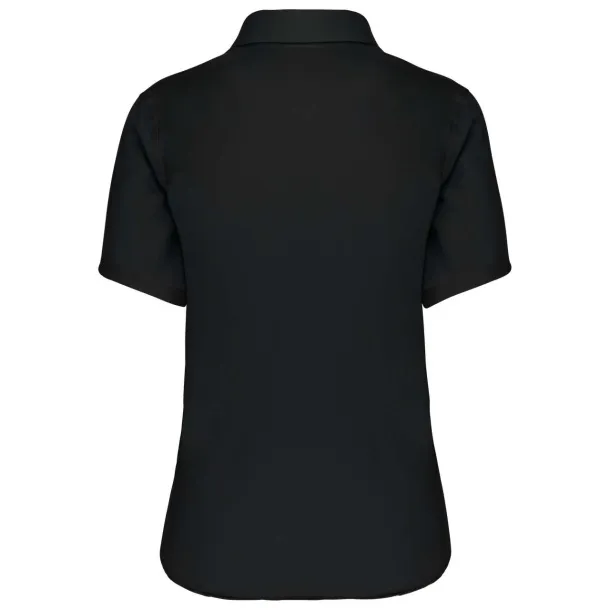  LADIES' SHORT-SLEEVED NON-IRON SHIRT - Kariban Black