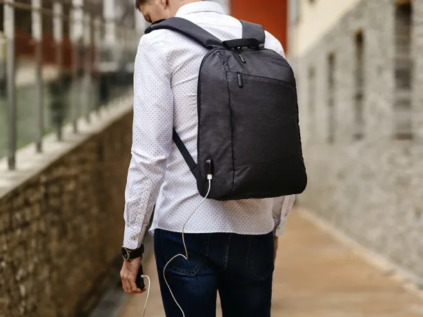 CHESTER backpack - BRUNO Dark gray