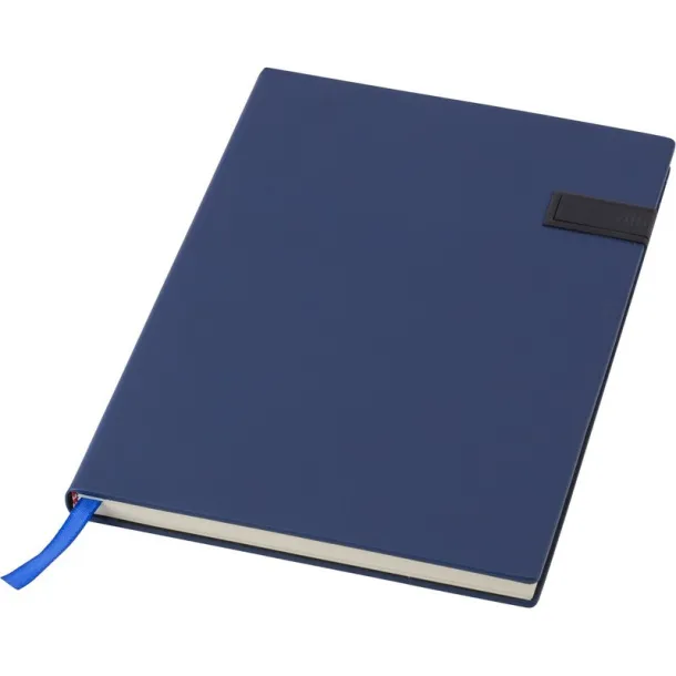  Notebook approx. A5, USB memory stick 16 GB blue