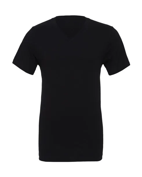  Unisex Jersey V-Neck T-Shirt - Bella+Canvas Black