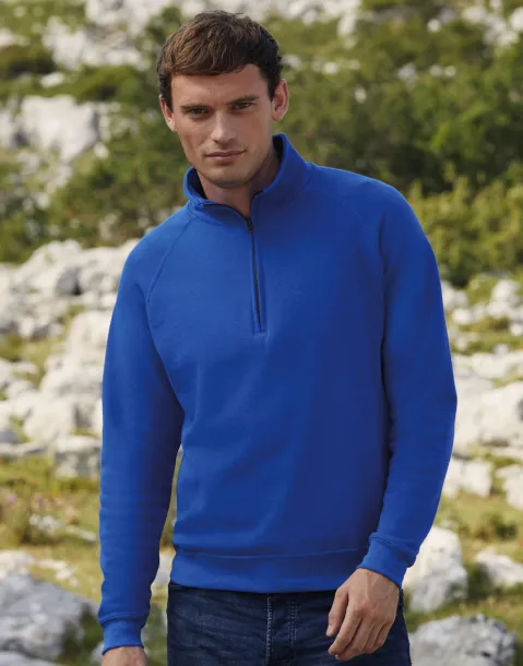  Klasični pulover s kratkim patentnim zatvaračem, 280 g/m² - Fruit of the Loom