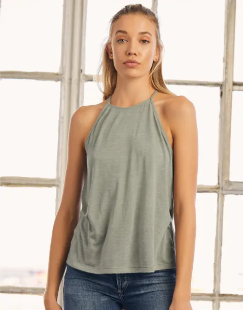  Women's Flowy High Neck Tank - Bella+Canvas