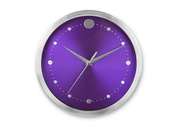 TWINGO wall clock Purple