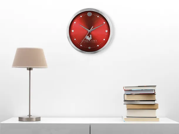 TWINGO wall clock Red