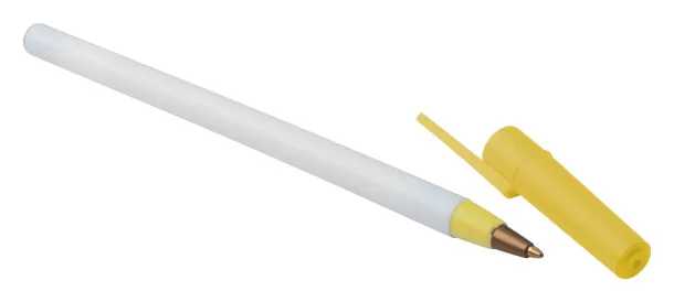 Elky ballpoint pen Yellow White