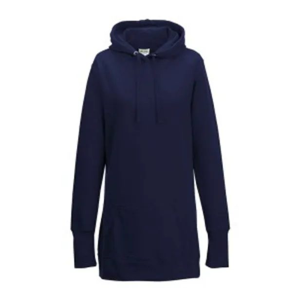  GIRLIE LONGLINE HOODIE - Just Hoods New French Navy