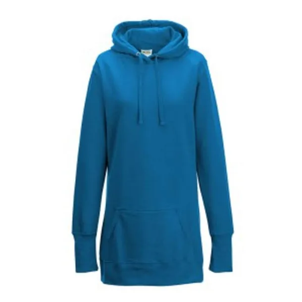  GIRLIE LONGLINE HOODIE - Just Hoods Sapphire Blue