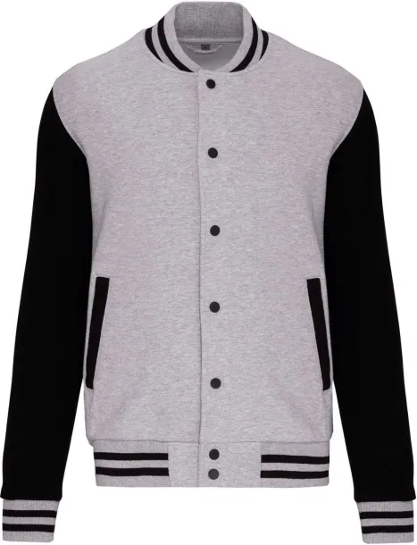  KIDS TEDDY FLEECE JACKET - Kariban Oxford Grey Black