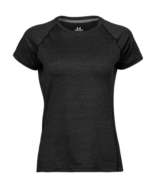  COOLdry Ladies Tee - Tee Jays Black Melange