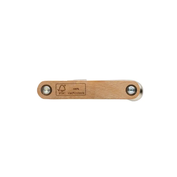  FSC® Wooden hex tool - XD Collection Brown 