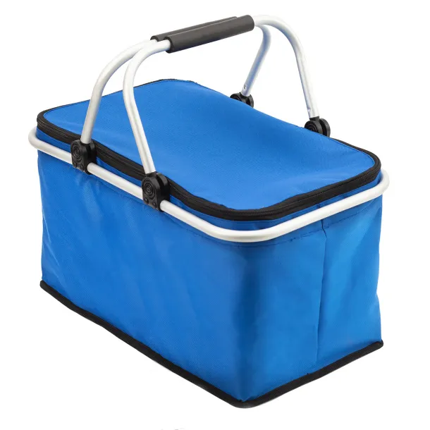 HURON insulated picnic basket Blue