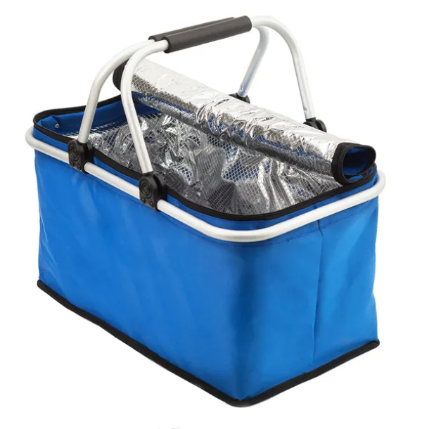 HURON insulated picnic basket Blue