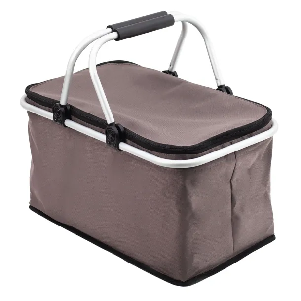 HURON insulated picnic basket Grey