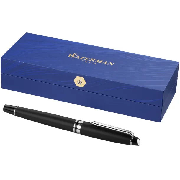 Expert rollerball pen - Waterman Solid black Silver