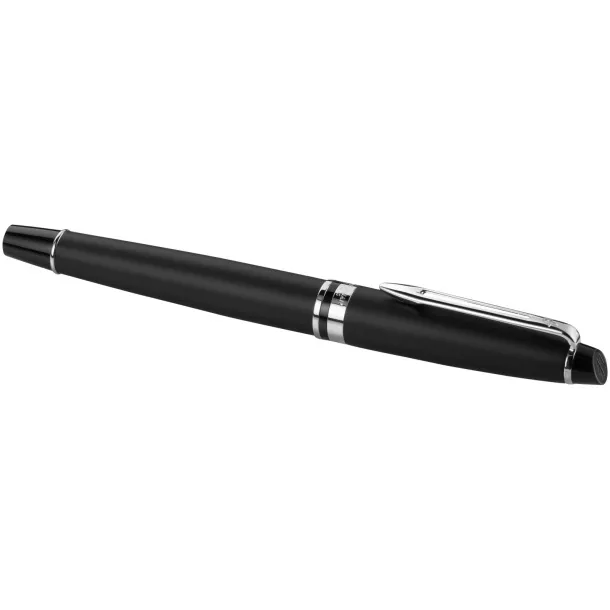 Expert roller kemijska olovka - Waterman Solid black Srebrna