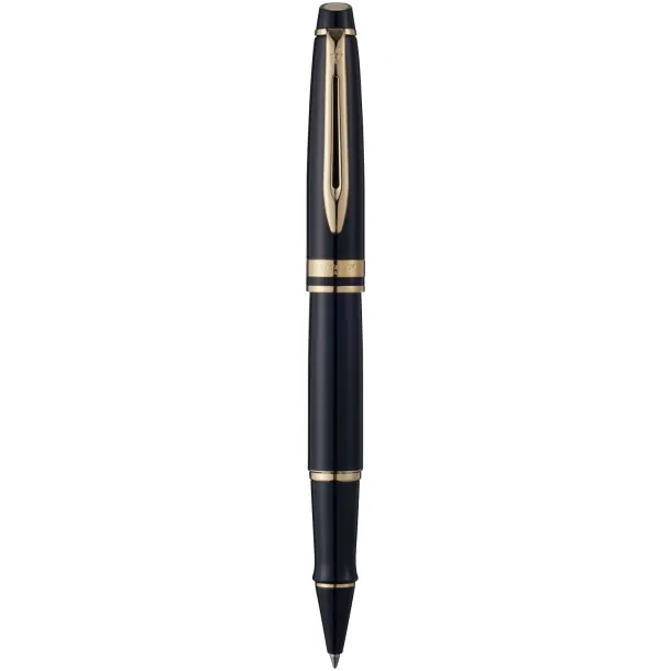 Expert rollerball pen - Waterman Solid black Gold