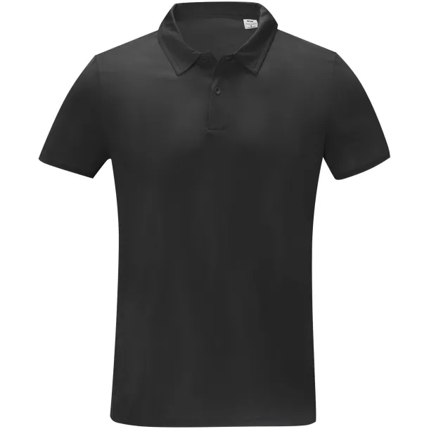 Deimos short sleeve men's cool fit polo - Elevate Essentials Crna