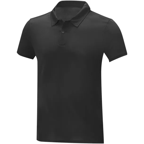 Deimos uska muška polo majica kratkih rukava, 105 g/m² - Elevate Essentials Crna