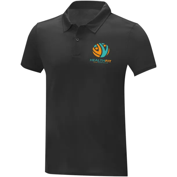 Deimos uska muška polo majica kratkih rukava, 105 g/m² - Elevate Essentials Crna