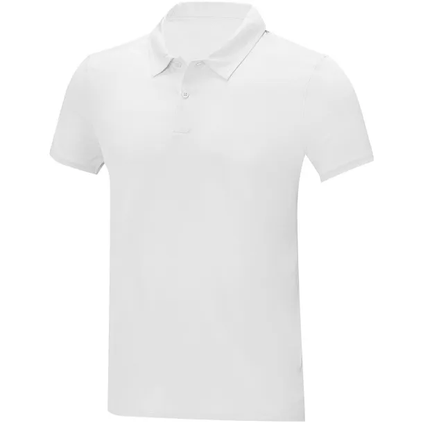 Deimos short sleeve men's cool fit polo - Elevate Essentials White