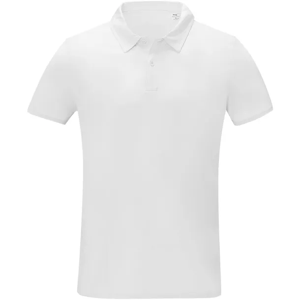 Deimos short sleeve men's cool fit polo - Elevate Essentials White