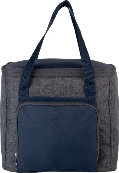  COOL BAG WITH ZIPPED POCKET - Kimood Dark Grey Heather Navy