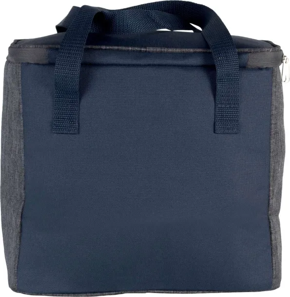  COOL BAG WITH ZIPPED POCKET - Kimood Dark Grey Heather Navy