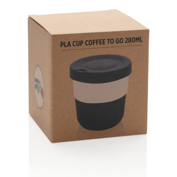  PLA cup coffee to go 280ml - XD Collection Black 