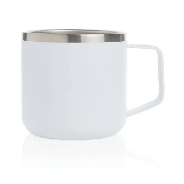  šalica za kampiranje od nehrđajućeg čelika, 350 ml - XD Collection Bijela