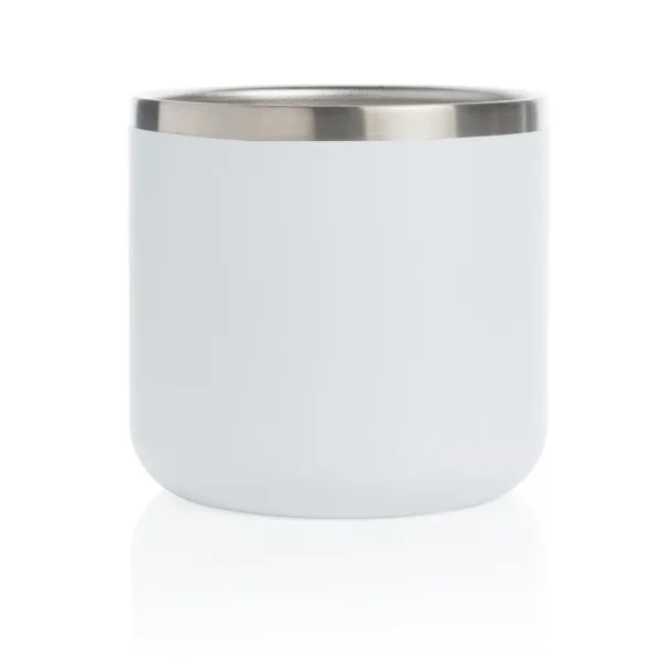  Stainless steel camp mug - XD Collection White 