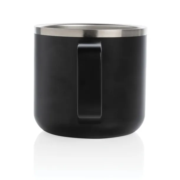  Stainless steel camp mug - XD Collection Black 