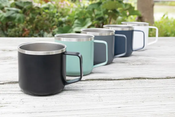  Stainless steel camp mug - XD Collection Plava