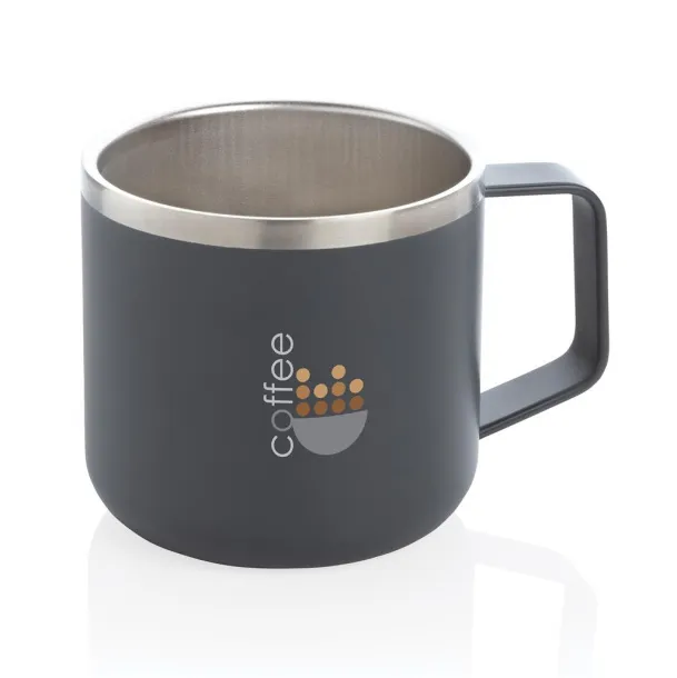  Stainless steel camp mug - XD Collection Grey