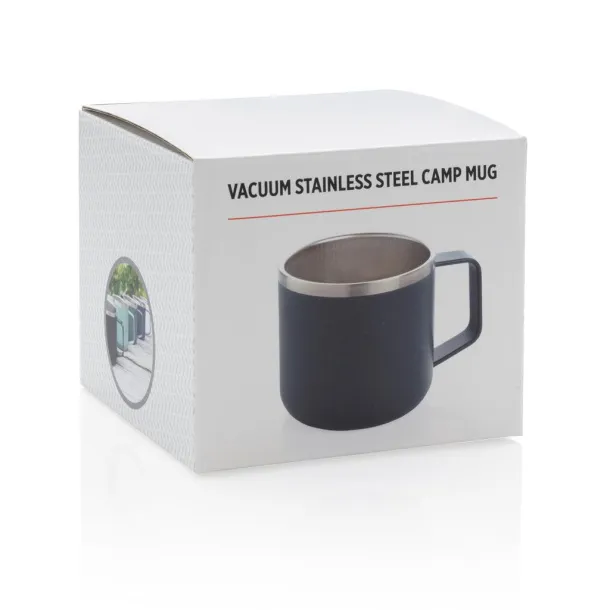  šalica za kampiranje od nehrđajućeg čelika, 350 ml - XD Collection Siva