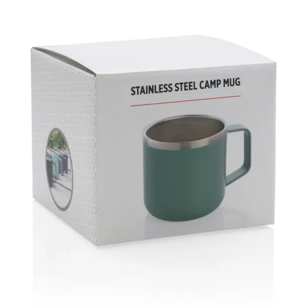  šalica za kampiranje od nehrđajućeg čelika, 350 ml - XD Collection Zelena 