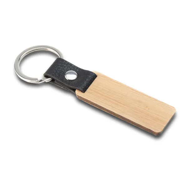 LOLA bamboo keychain Beige