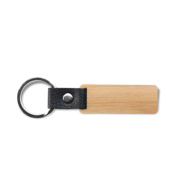 LOLA bamboo keychain Beige