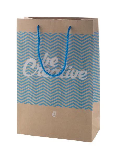 CreaShop M custom made paper shopping bag, medium White