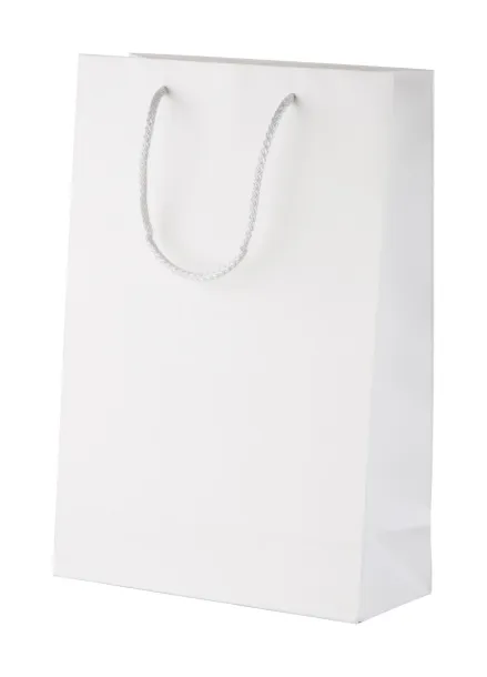 CreaShop M custom made paper shopping bag, medium White