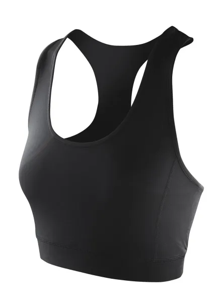  Impact Softex® ženski crop top - Spiro Crna