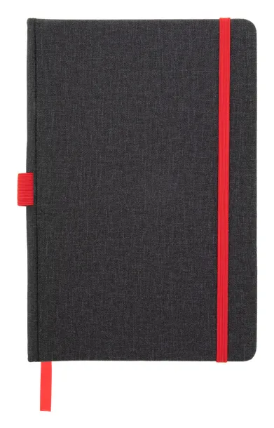 Andesite notebook A5 Red Dark grey