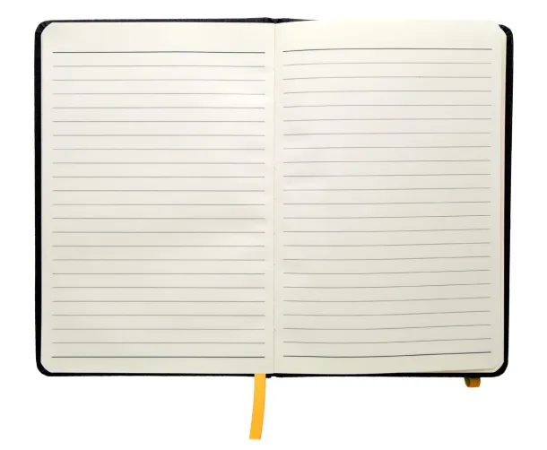 Andesite notebook A5 Orange Dark grey