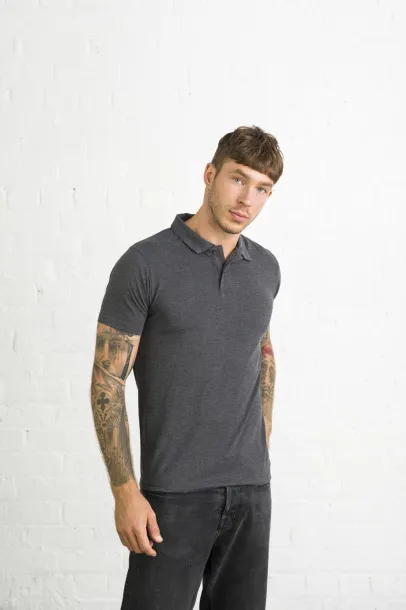  TRI-BLEND POLO - Just Polos Slub Black