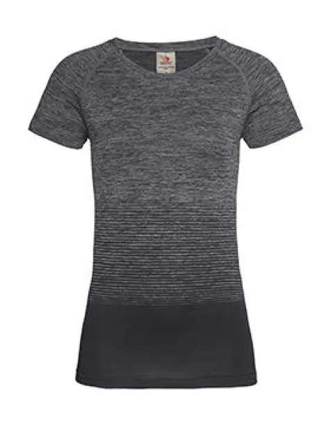  Seamless Raglan Flow Women - Stedman Dark Grey Transition