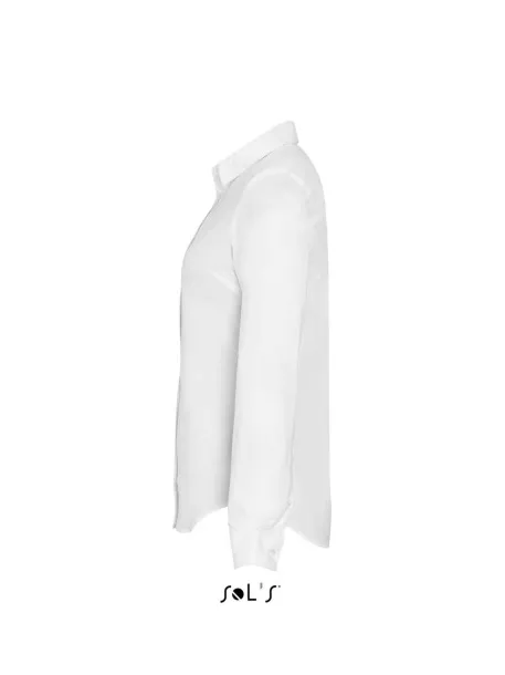  SOL'S BLAKE WOMEN - LONG SLEEVE STRETCH SHIRT - SOL'S White