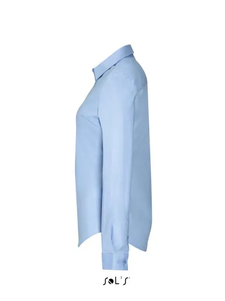  SOL'S BLAKE WOMEN - LONG SLEEVE STRETCH SHIRT - SOL'S Light Blue