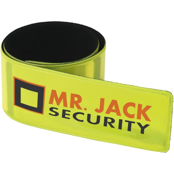 Hitz reflective safety slap wrap - RFX™ Neon yellow