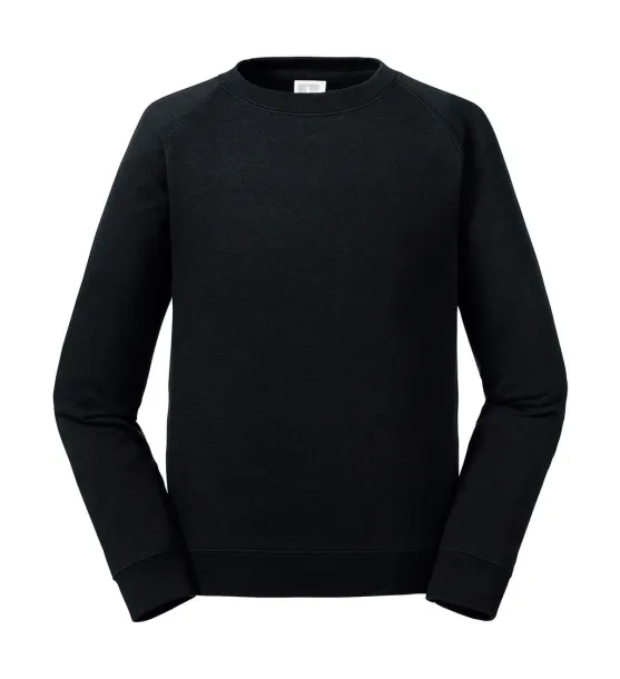  Kids' Authentic Raglan Sweat - Russell  Black