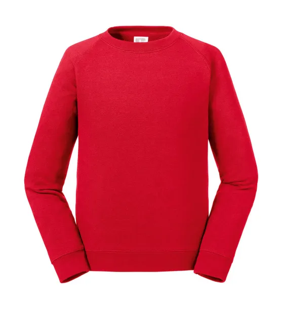  Dječji raglan pulover - Russell  Classic Red