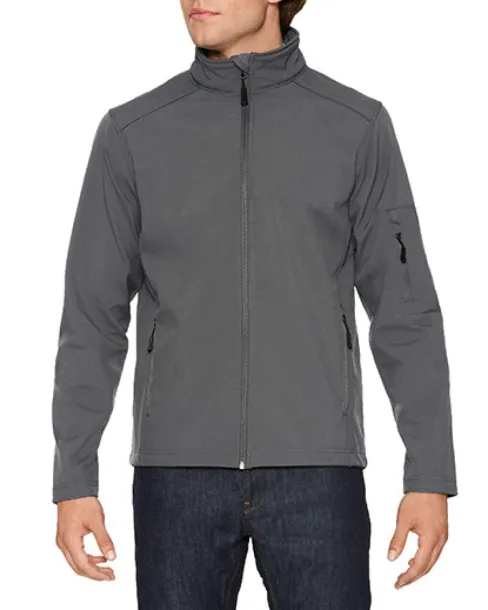  HAMMER UNISEX SOFTSHELL JACKET - Gildan Charcoal